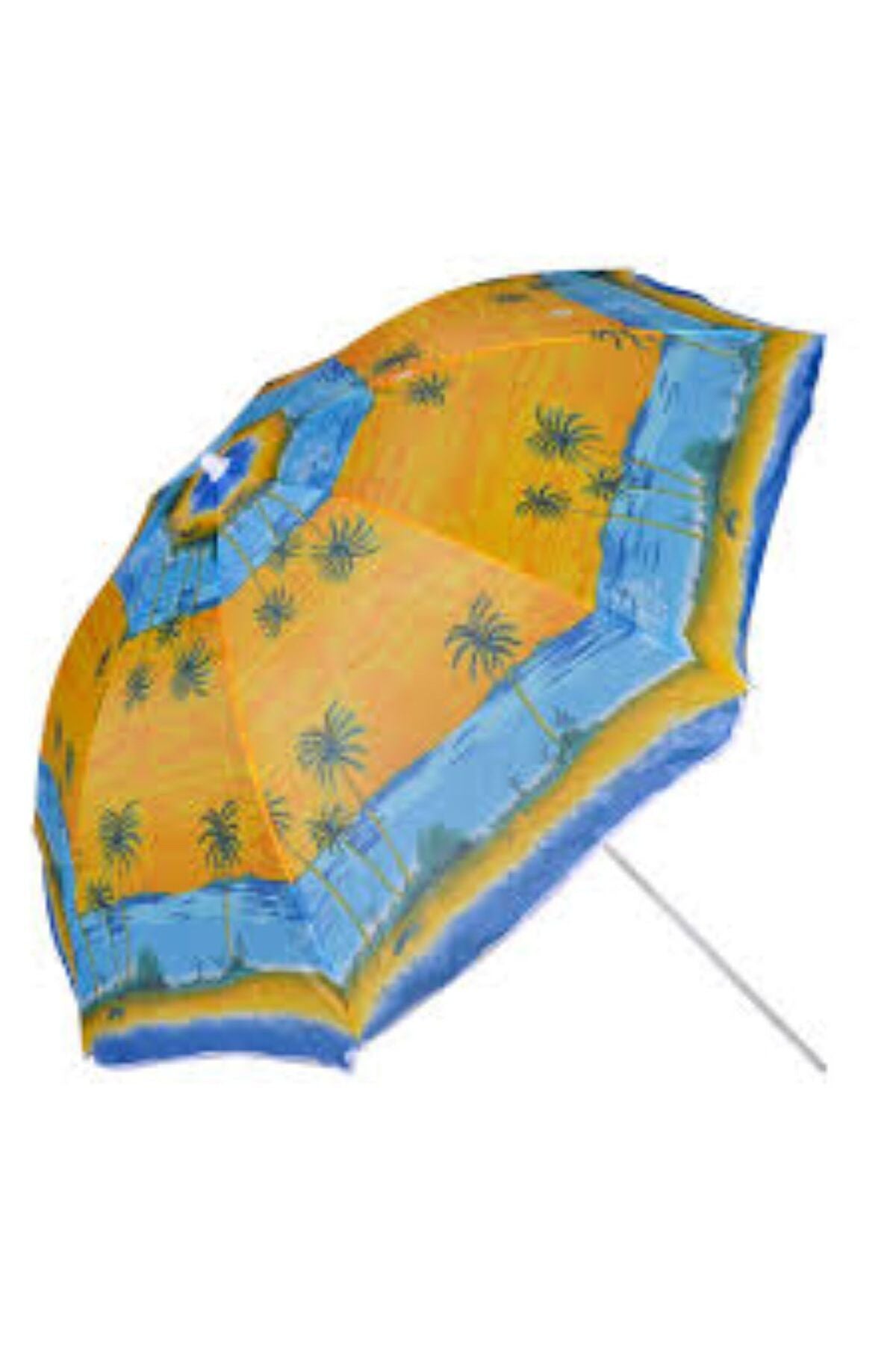 Umbrelă de Plajă și Grădină Inclinabilă, Protecție UV, Diametru 1.5
