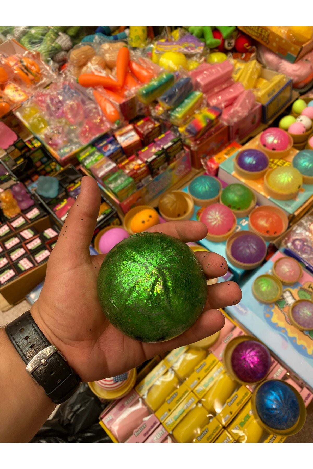 Jucărie Antistres Squishy Gălușcă Kawaii – Gel Senzorial cu Lumini