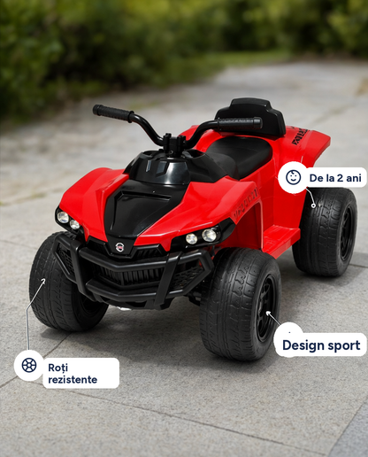 ATV electric pentru copii, design sport