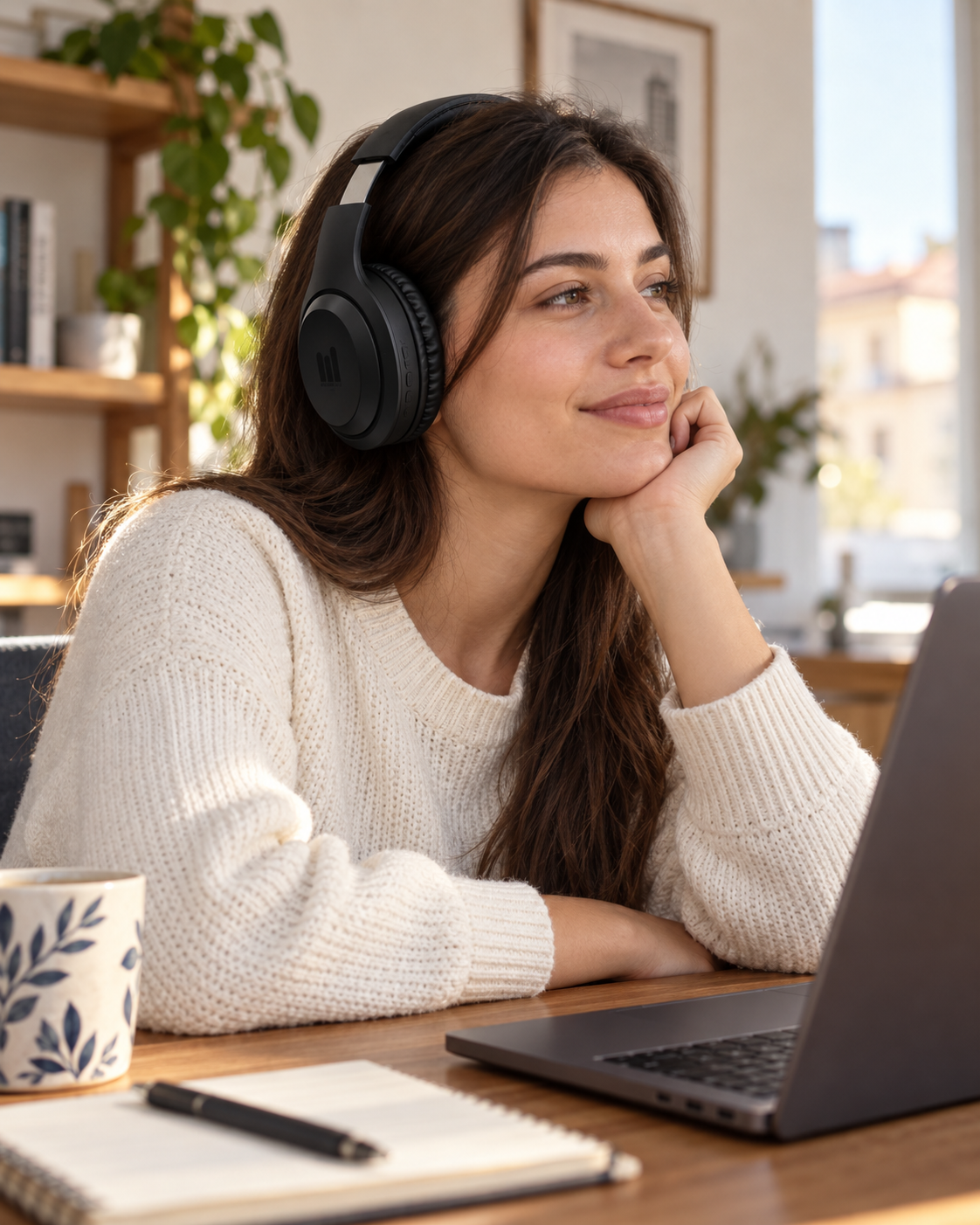 Căști Bluetooth pliabile RH-700, autonomie 18 ore