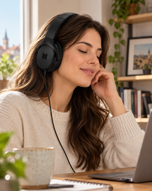 Căști pliabile RH-310 cu conector USB-C și microfon
