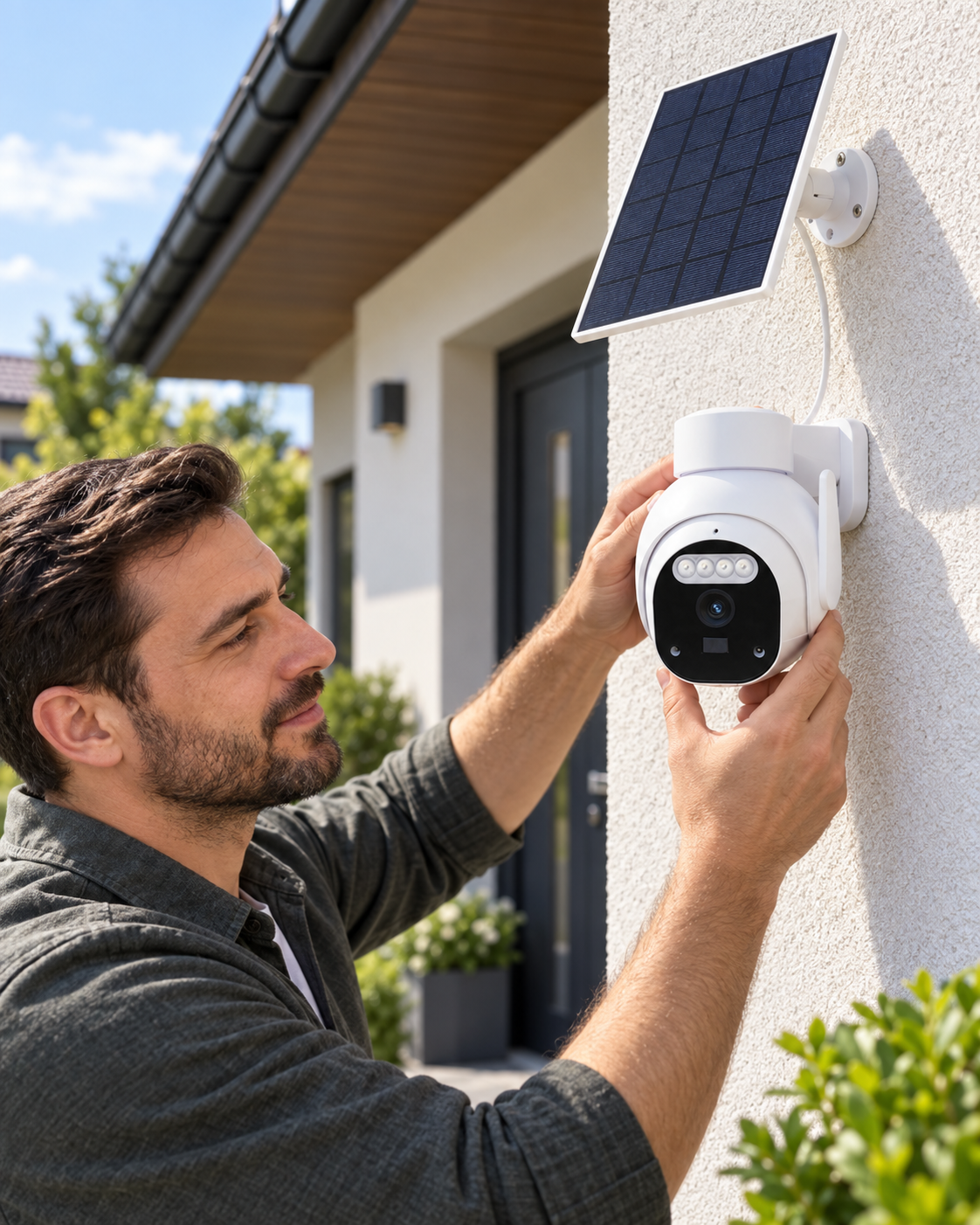 Cameră de supraveghere exterior LSC Smart Connect, solară, PTZ, 1296p