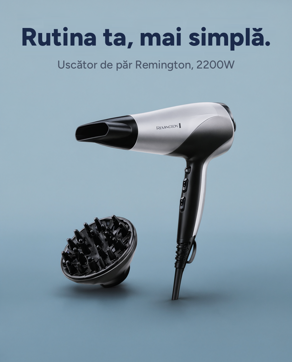 Uscător de păr Remington Ionic Dry 2200, 2200W