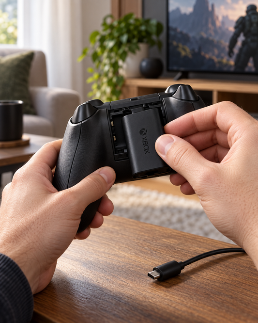 Baterie reîncărcabilă Xbox + cablu USB-C