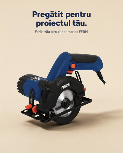Ferăstrău circular compact FERM Powerline 550W
