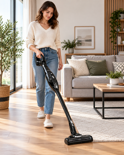 Aspirator fără fir 2 în 1 Teclo, 22,2V, autonomie 35 min