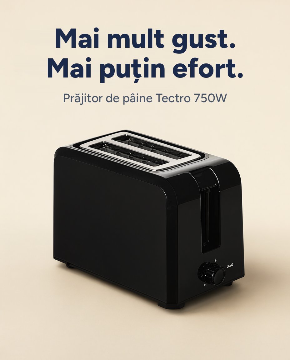 Prăjitor de pâine Tectro 750W