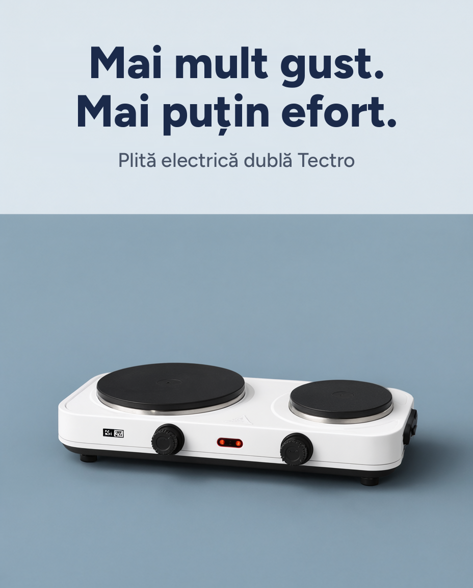 Plită electrică dublă Tectro 2500W