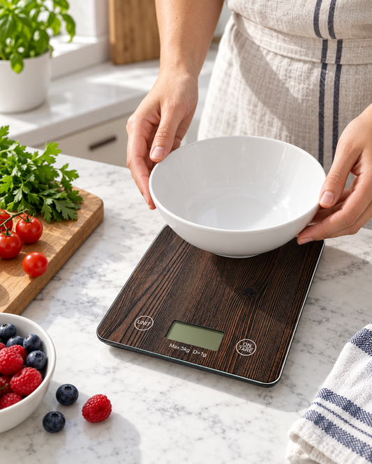 Cântar de bucătărie digital, max. 5 kg, precizie 1 g