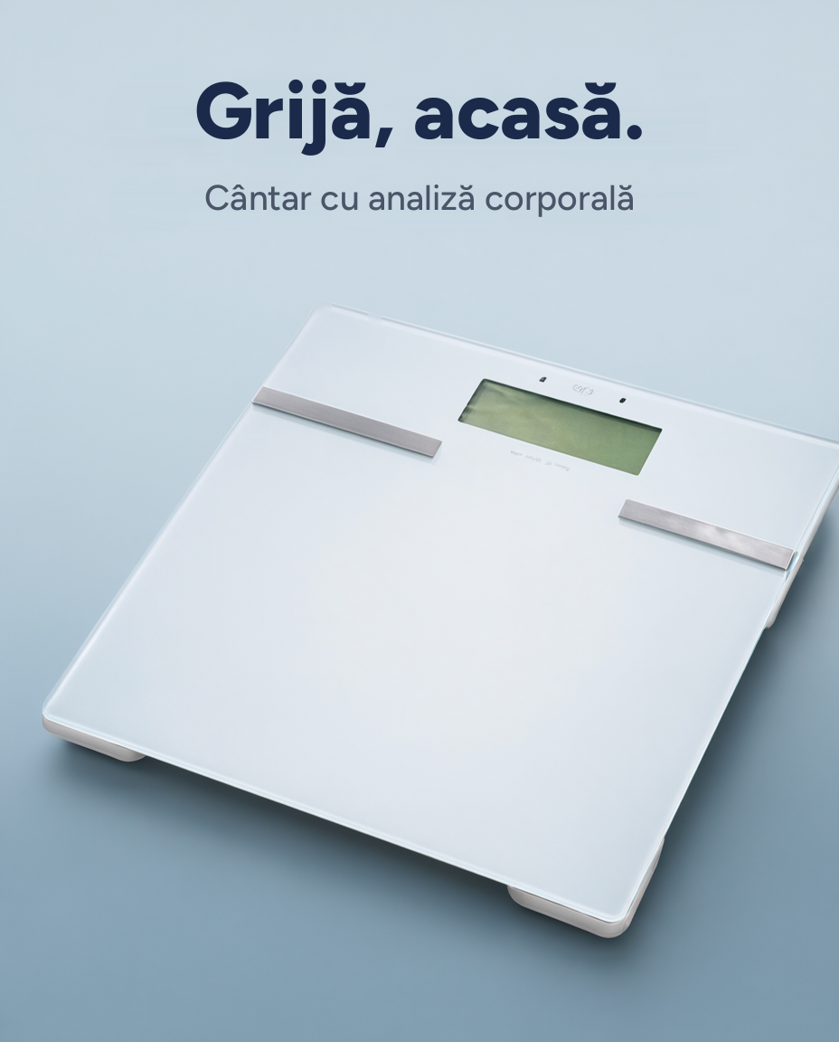Cântar de sticlă cu analiză corporală Ideenwelt
