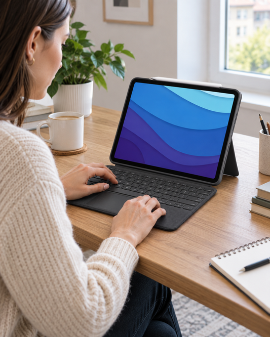 Husă cu tastatură și trackpad pentru iPad Pro 11 inch