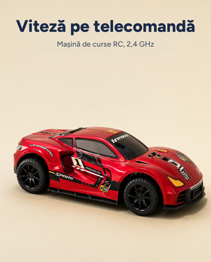 Mașină de curse cu telecomandă RC Racing Car, 2,4 GHz, 15 km/h
