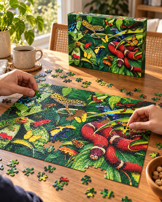 Puzzle Jungle Animals, 1000 de piese