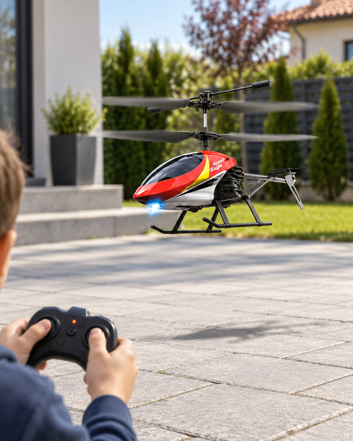 Elicopter RC cu giroscop integrat, pentru interior
