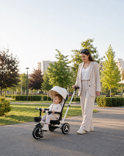 Tricicletă Multifuncțională 3 în 1 Modernă – Confort & Siguranță