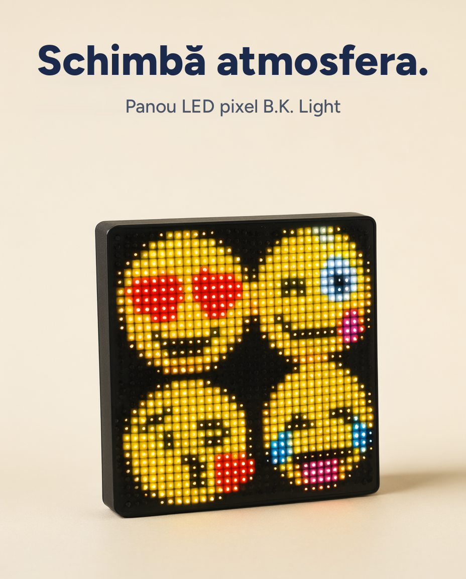 Panou LED pixel B.K. Light, control din aplicație
