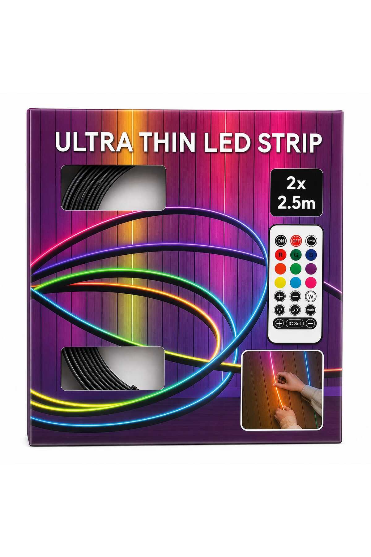 Bandă LED Ultra Thin LED Strip (2x2.5m)