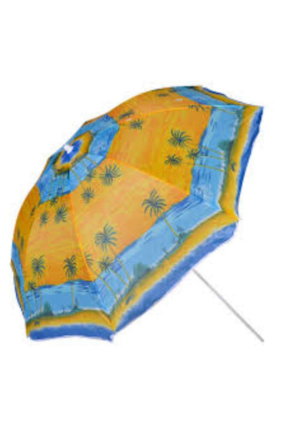 Umbrelă de Plajă și Grădină Inclinabilă, Protecție UV, Diametru 1.5