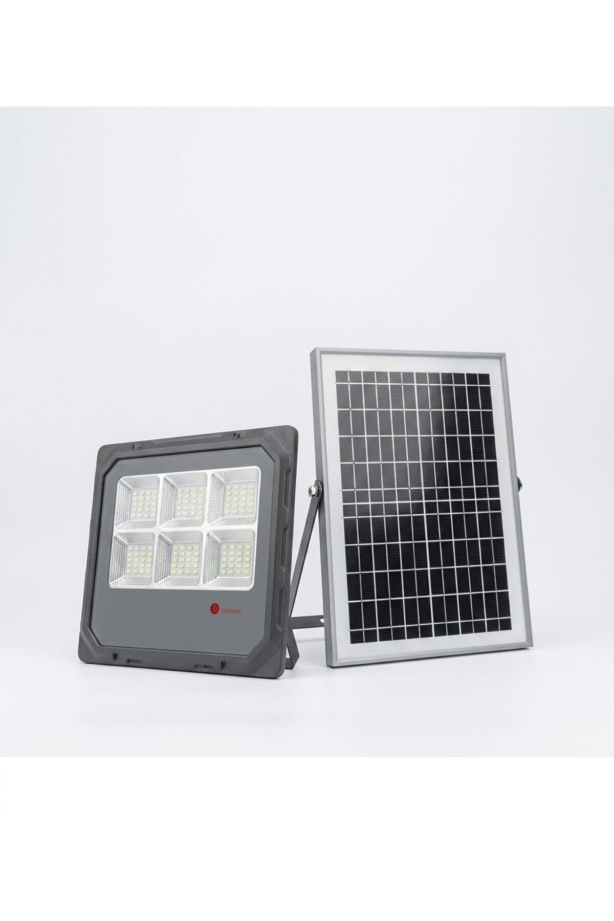 Jiayi Proiector LED Solar, Putere 1000W, Autonomie 12h, Kit Complet cu Panou Fotovoltaic și Telecomandă, Rezistent la Apă IP66/IP67, Lumină Alb Rece 6500K, Funcție Automat/Amurg