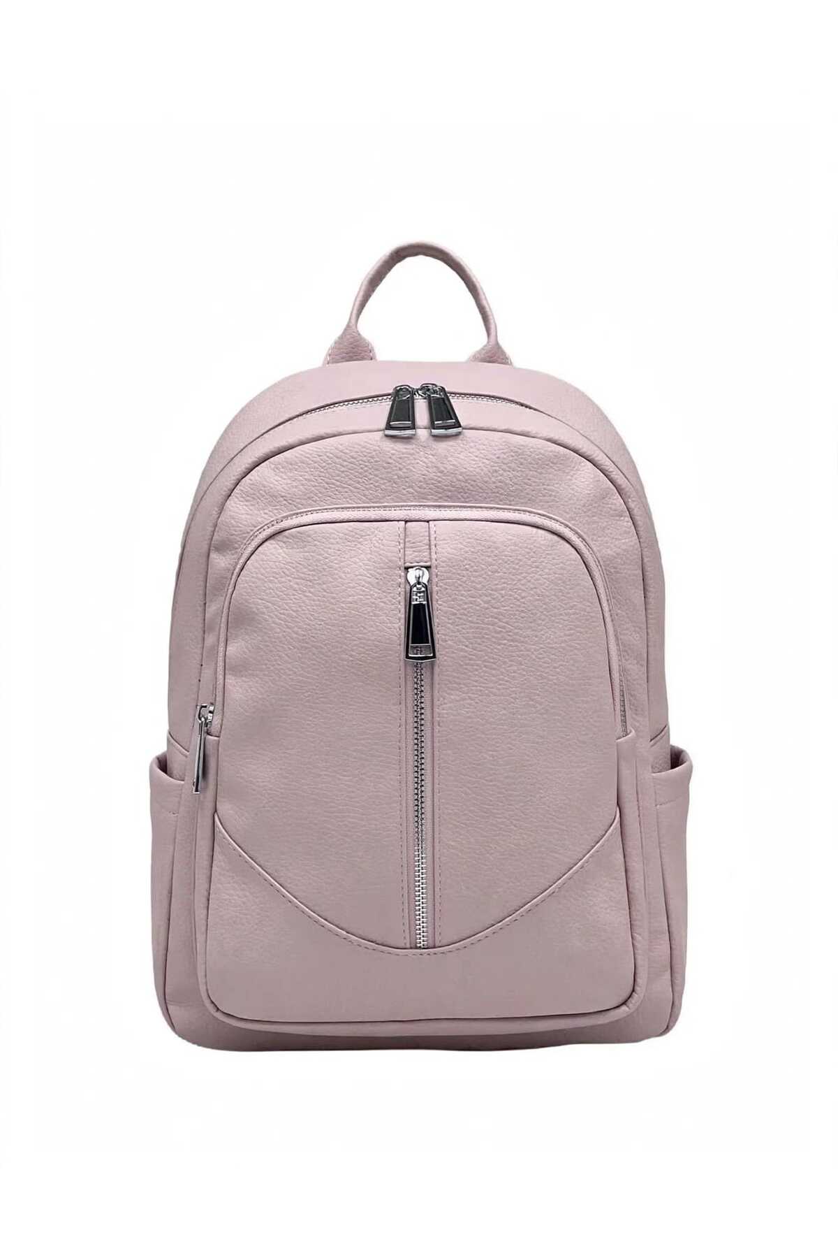 Rucsac Elegant Damă din Piele Ecologică, Multifuncțional, Model Urban Casual cu Buzunare
