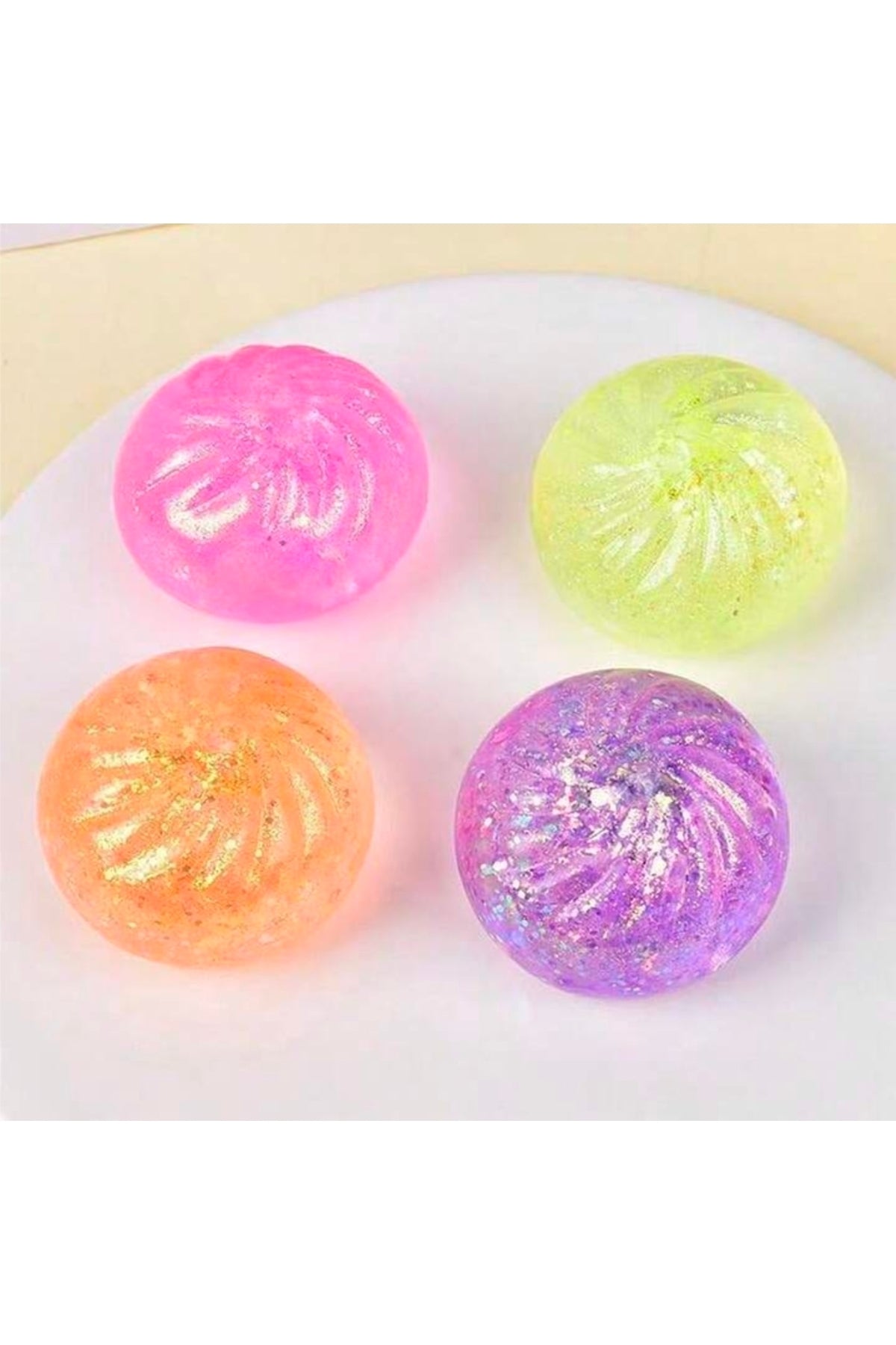 Jucărie Antistres Squishy Gălușcă Kawaii – Gel Senzorial cu Lumini