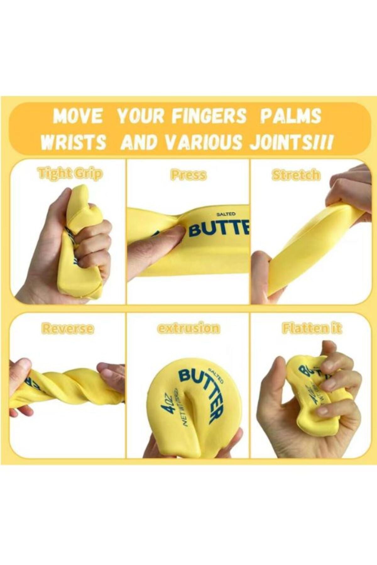 Jucărie Antistres Squishy Butter Slow-Rising (13 cm)