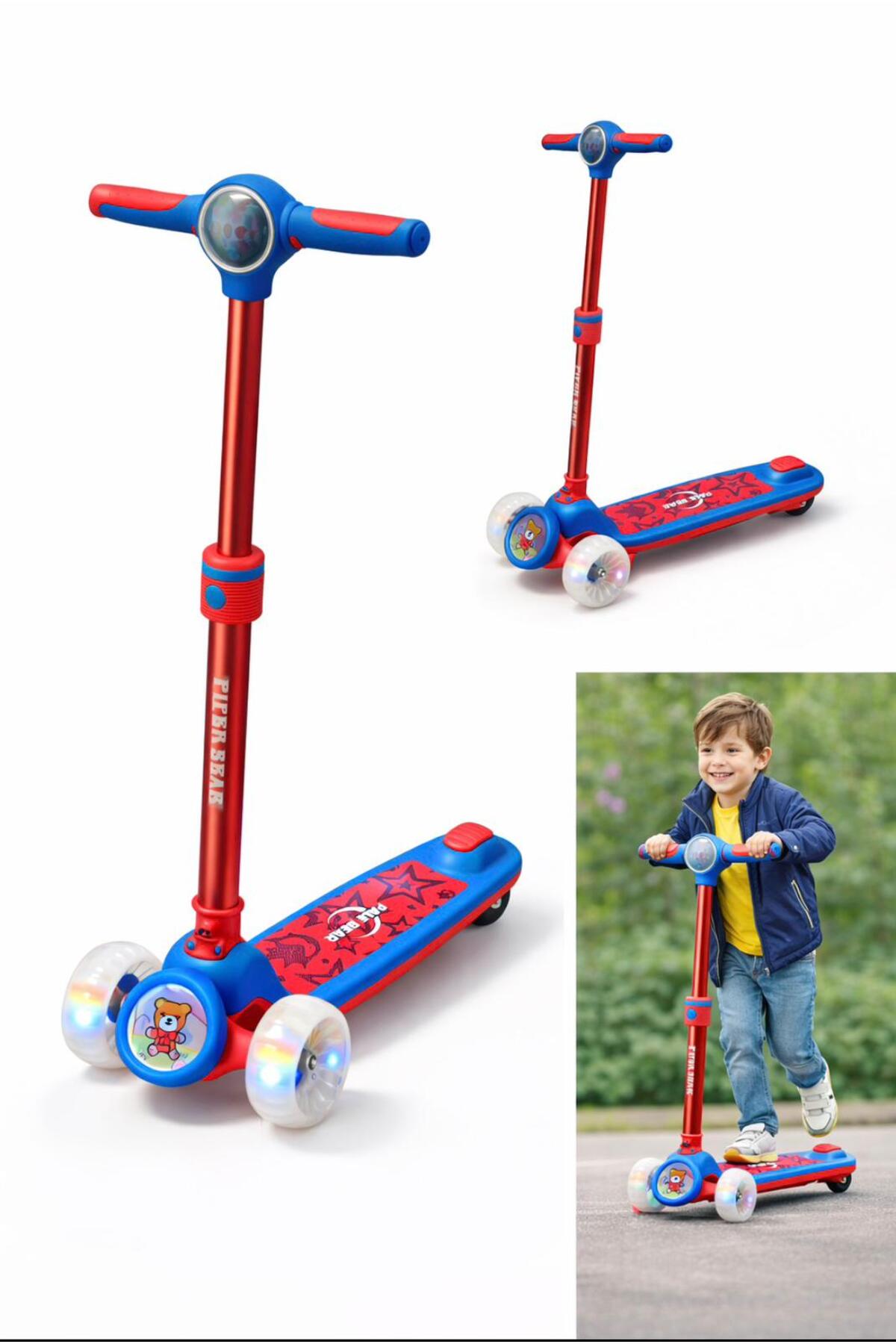 Trotinetă pentru Copii – Pliabilă & Stabilă