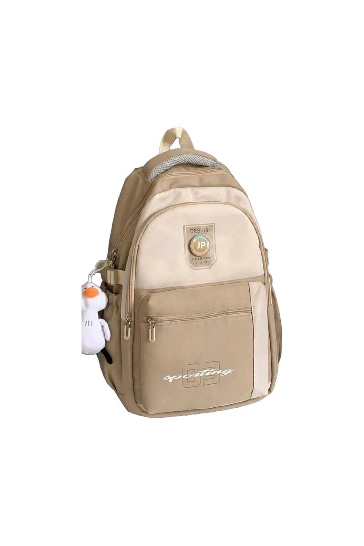 Ghiozdan Stil Coreean Preppy, Multicolor