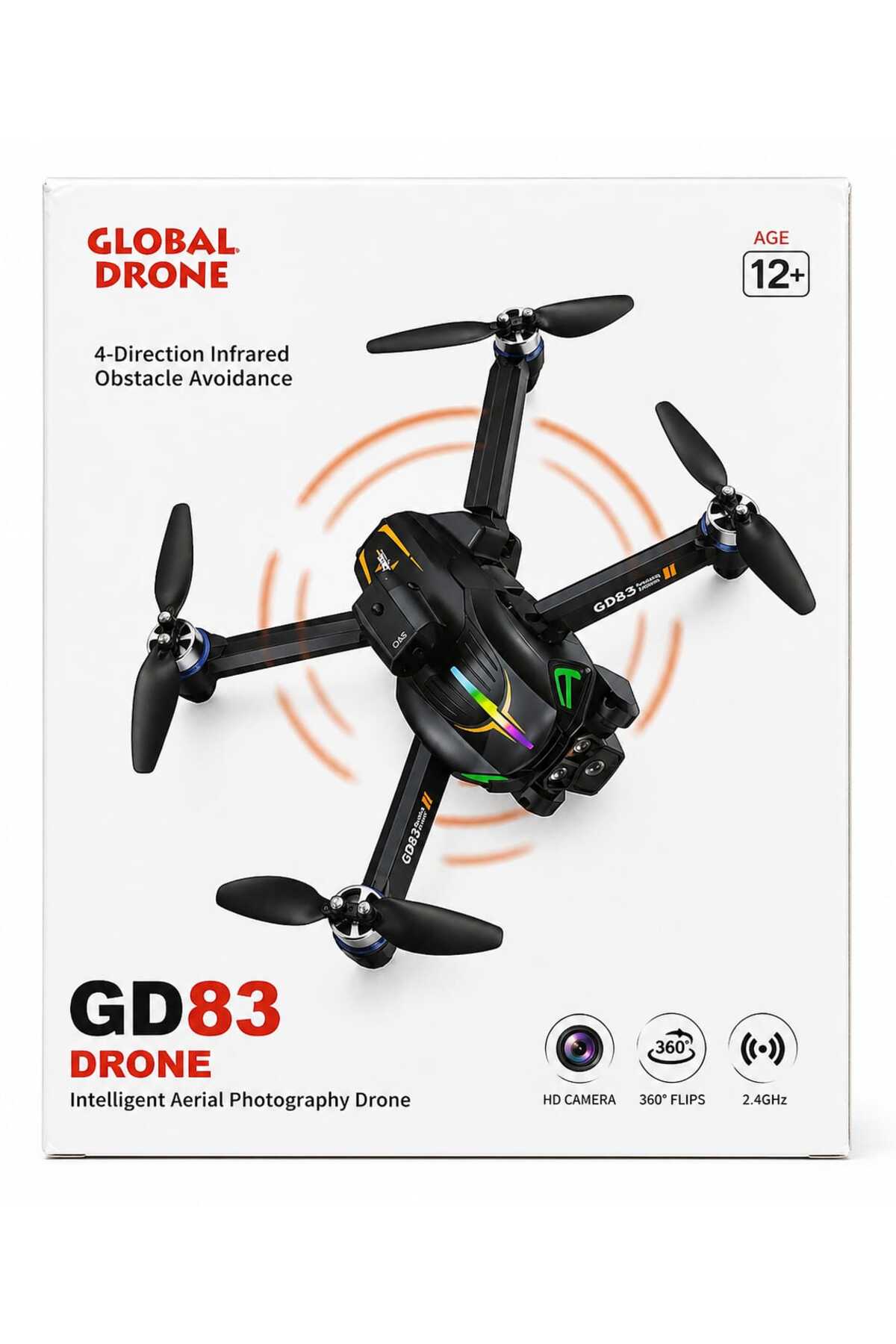 Dronă cu Cameră HD GD83 – Zbor Stabil & Control Simplu
