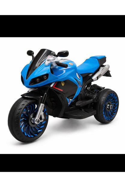 Motocicletă Electrică pentru Copii – Cu Roți Ajutătoare & Sunete