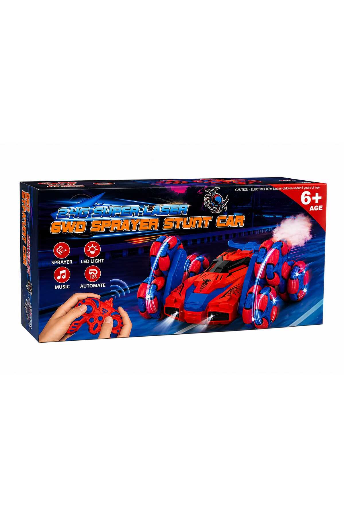 Super Laser 6WD Sprayer Stunt Car”