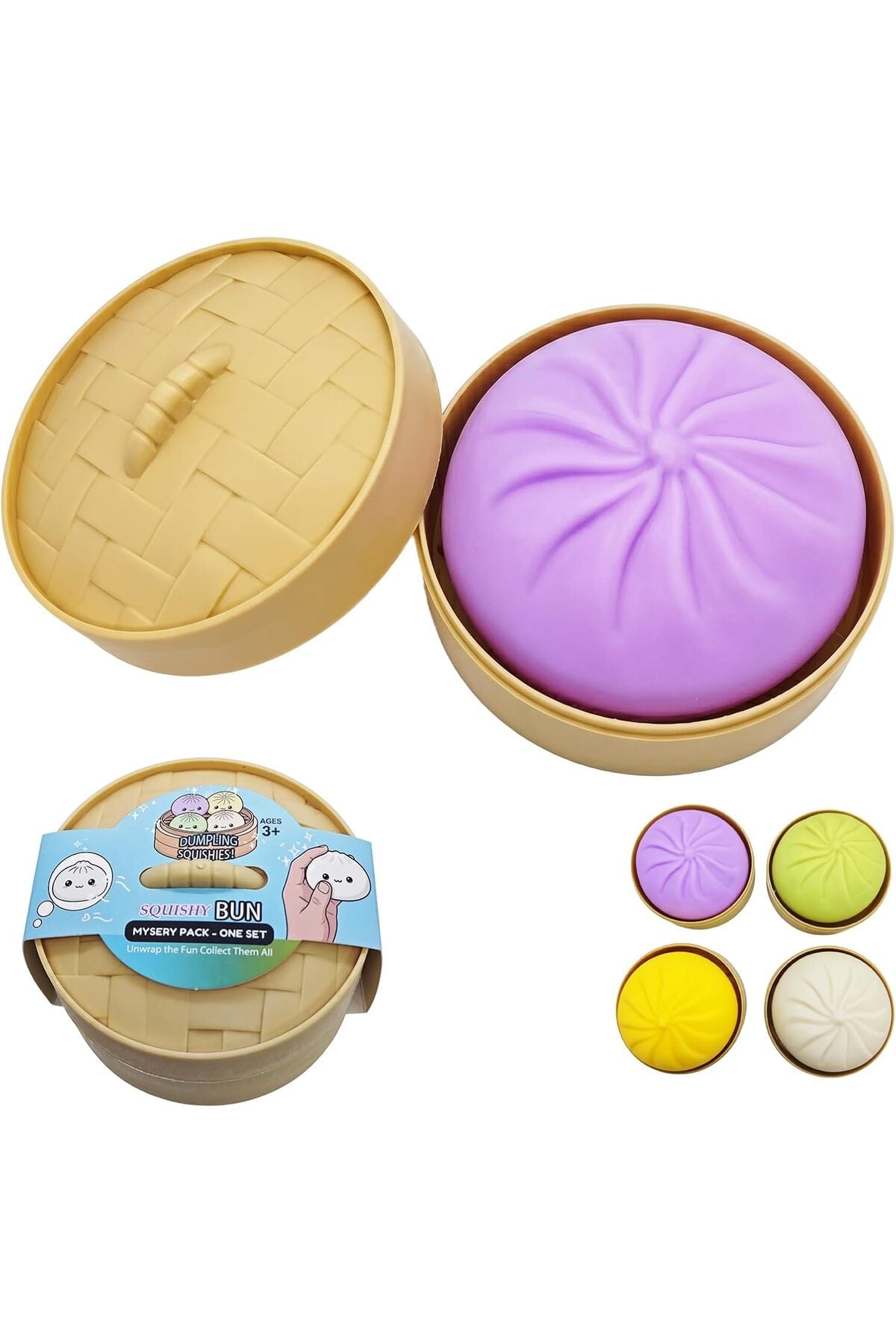 Jucărie Antistres Squishy Gălușcă Kawaii – Gel Senzorial cu Lumini
