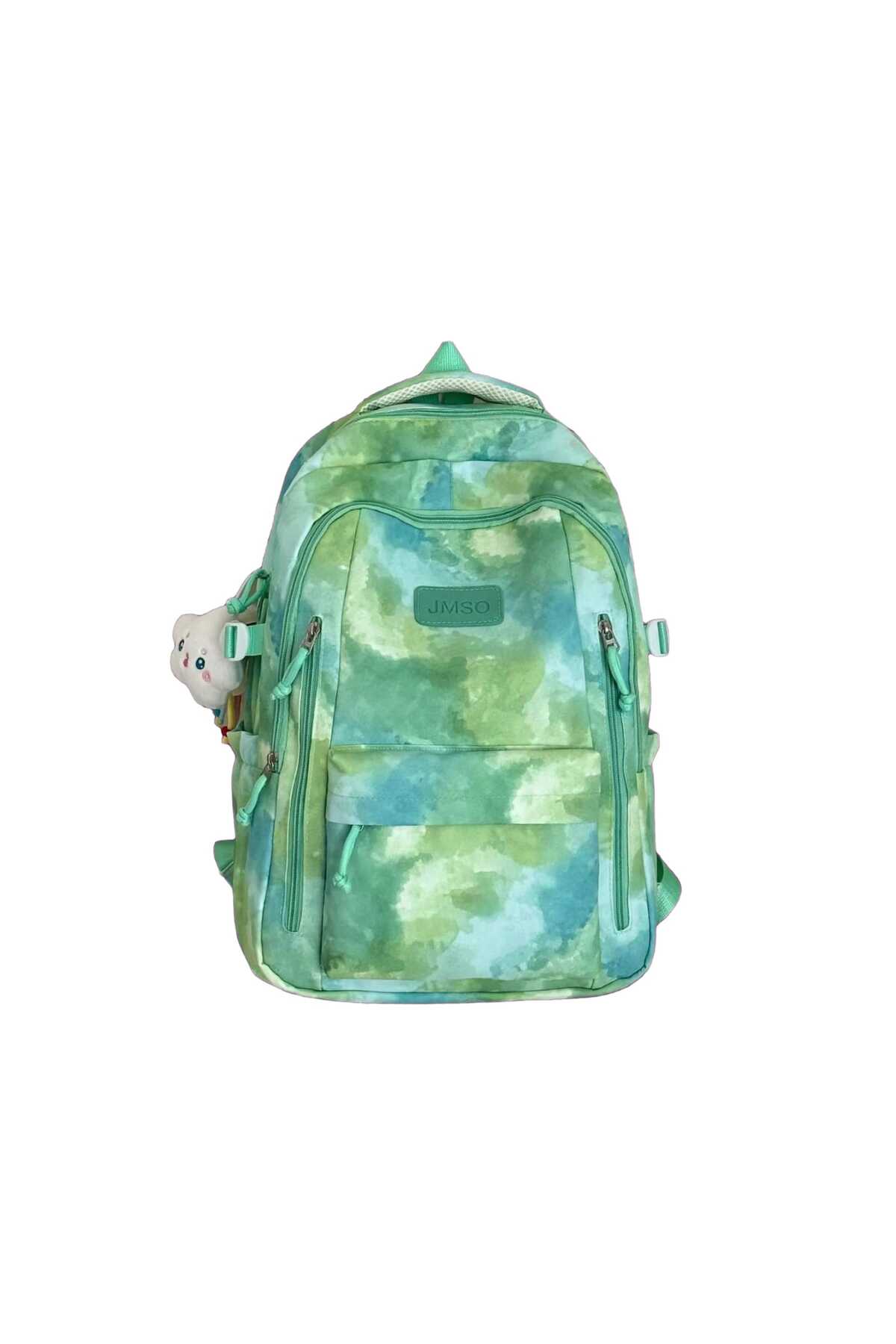 Rucsac Școală și Casual pentru Fete, Model Pastel Tie-Dye, Impermeabil, cu Compartimente
