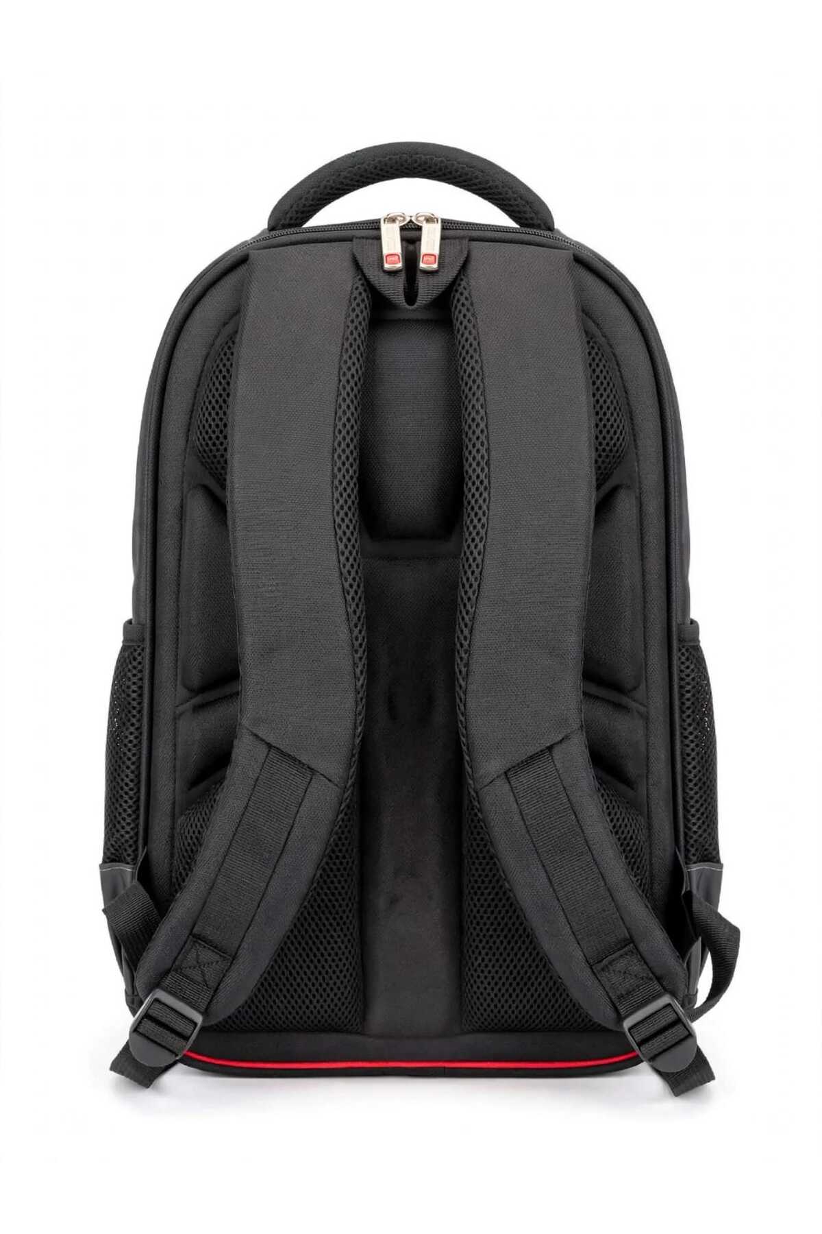 Rucsac Impermeabil Multifuncțional cu Compartiment Tabletă și Spate Anatomic, Negru