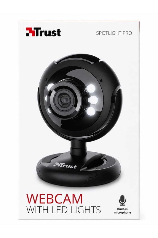 Cameră Web Trust Spotlight Pro cu Lumini LED Integrate