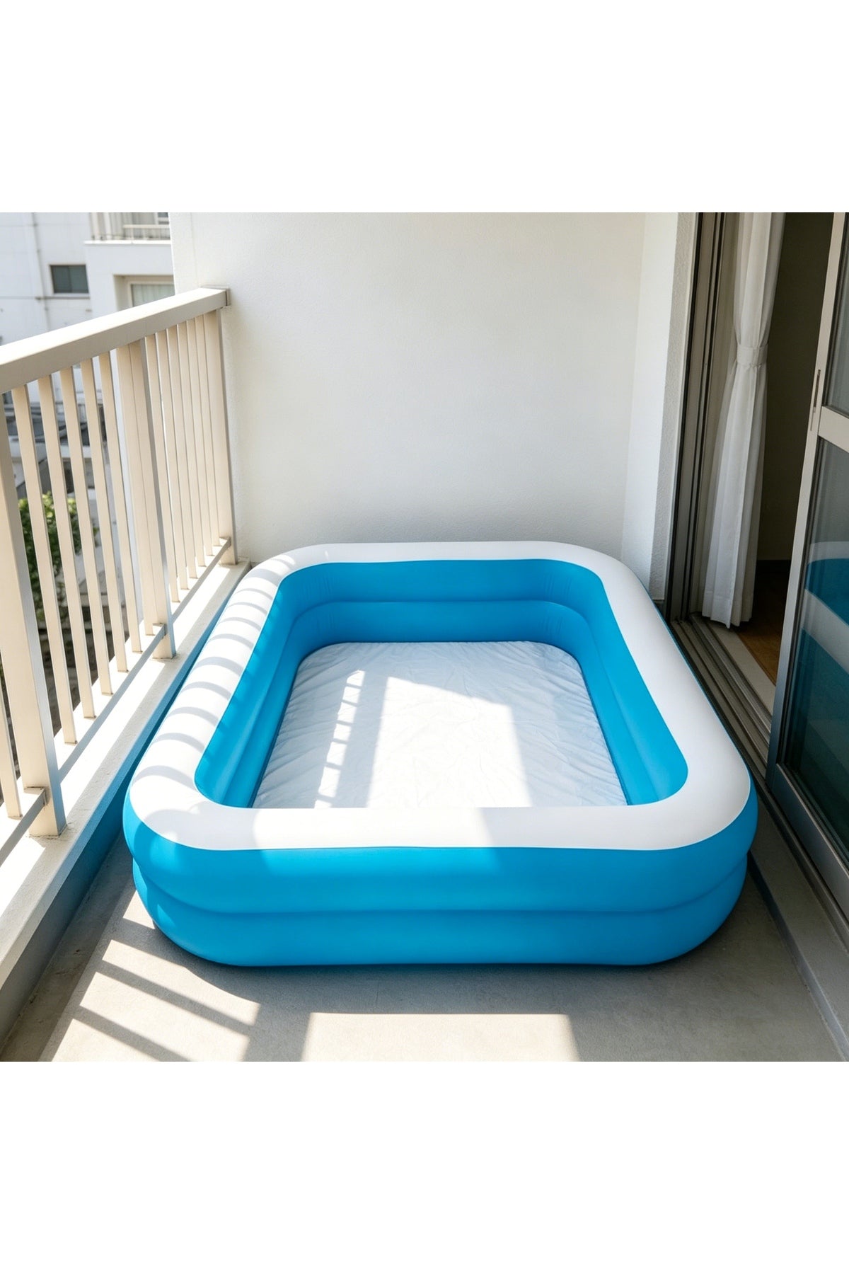 Piscină Gonflabilă de Grădină (200*140 cm) – Distracție de Vară pentru Familie