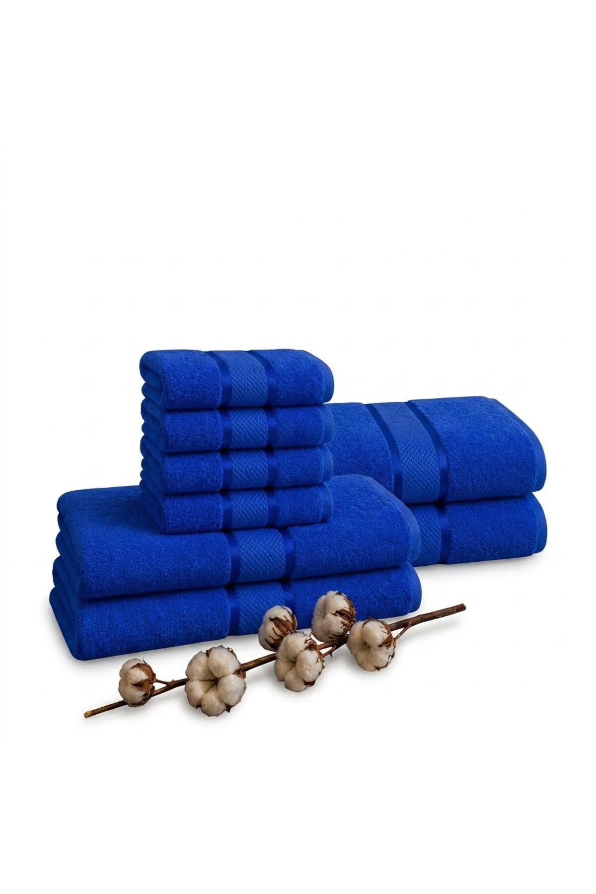 Set 6 Prosoape de Baie Premium, 100% Bumbac Pieptănat, Ultra-Absorbante și Pufoase, 420g/mp, Diverse Culori