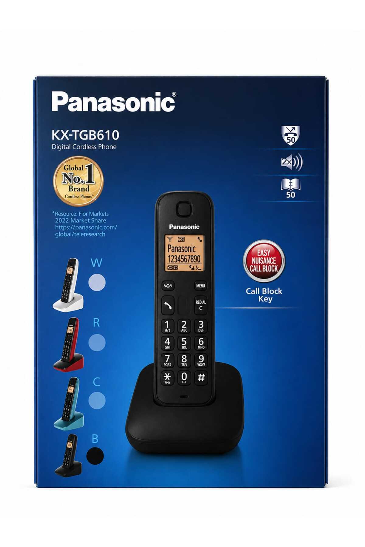 Telefonul Fără Fir Panasonic KX-TGB610 Oferă Confort