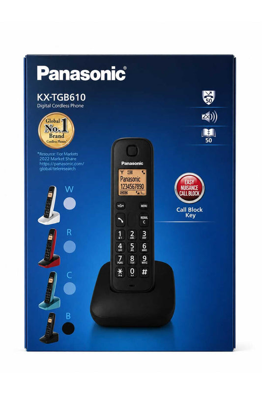 Telefonul Fără Fir Panasonic KX-TGB610 Oferă Confort
