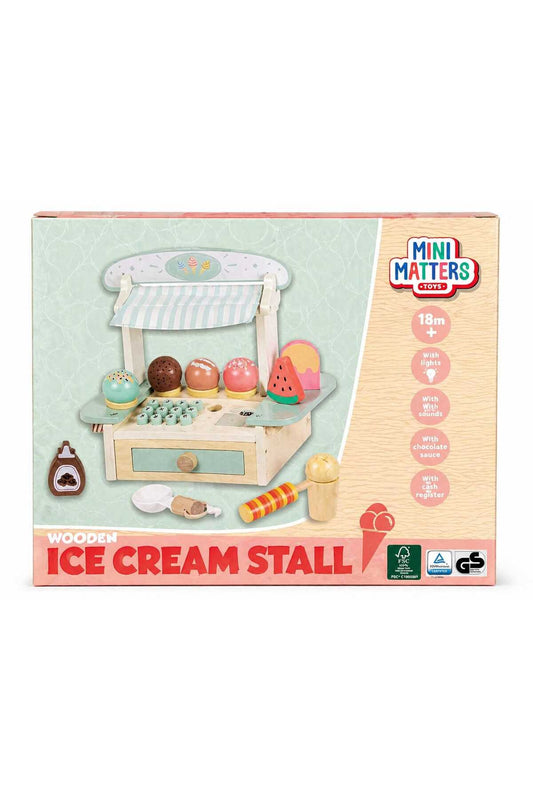 Un Stand de Înghețată Din Lemn Adorabil, Perfect Pentru Joacă de Rol! „Wooden Ice Cream Stall”