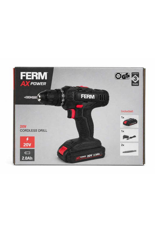 Mașină de Găurit și Înșurubat FERM AX Power 20V