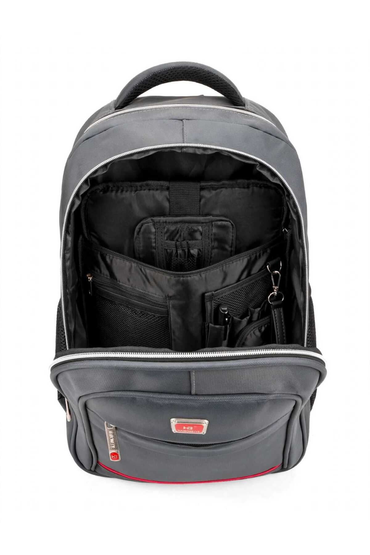 Rucsac Impermeabil Multifuncțional cu Compartiment Tabletă și Spate Anatomic, Negru