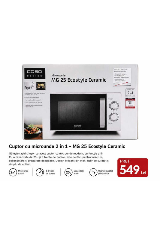 Cuptor cu Microunde Nobrand – Încălzire Rapidă & Programe Presetate