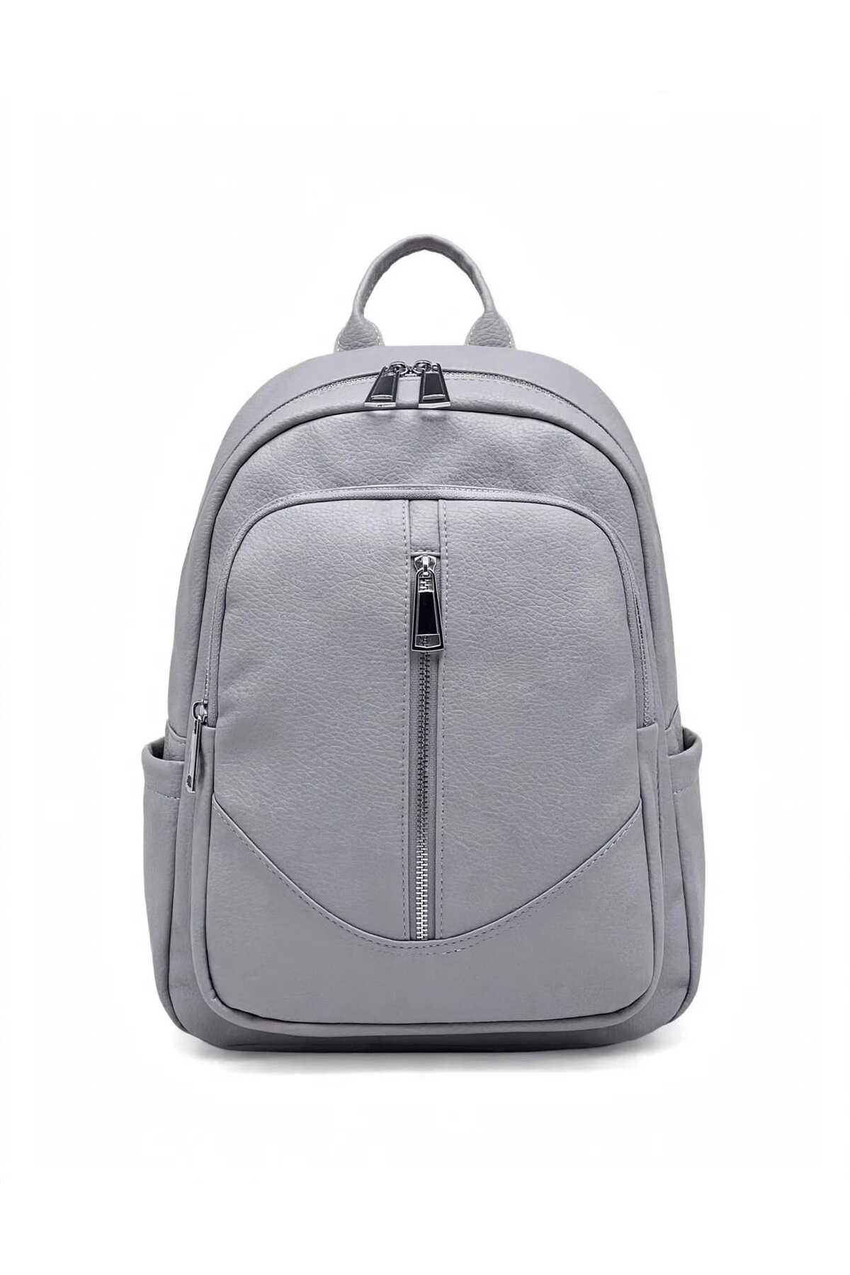 Rucsac Elegant Damă din Piele Ecologică, Multifuncțional, Model Urban Casual cu Buzunare