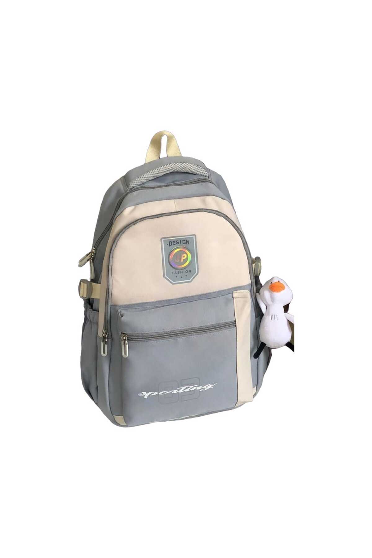Ghiozdan Stil Coreean Preppy, Multicolor