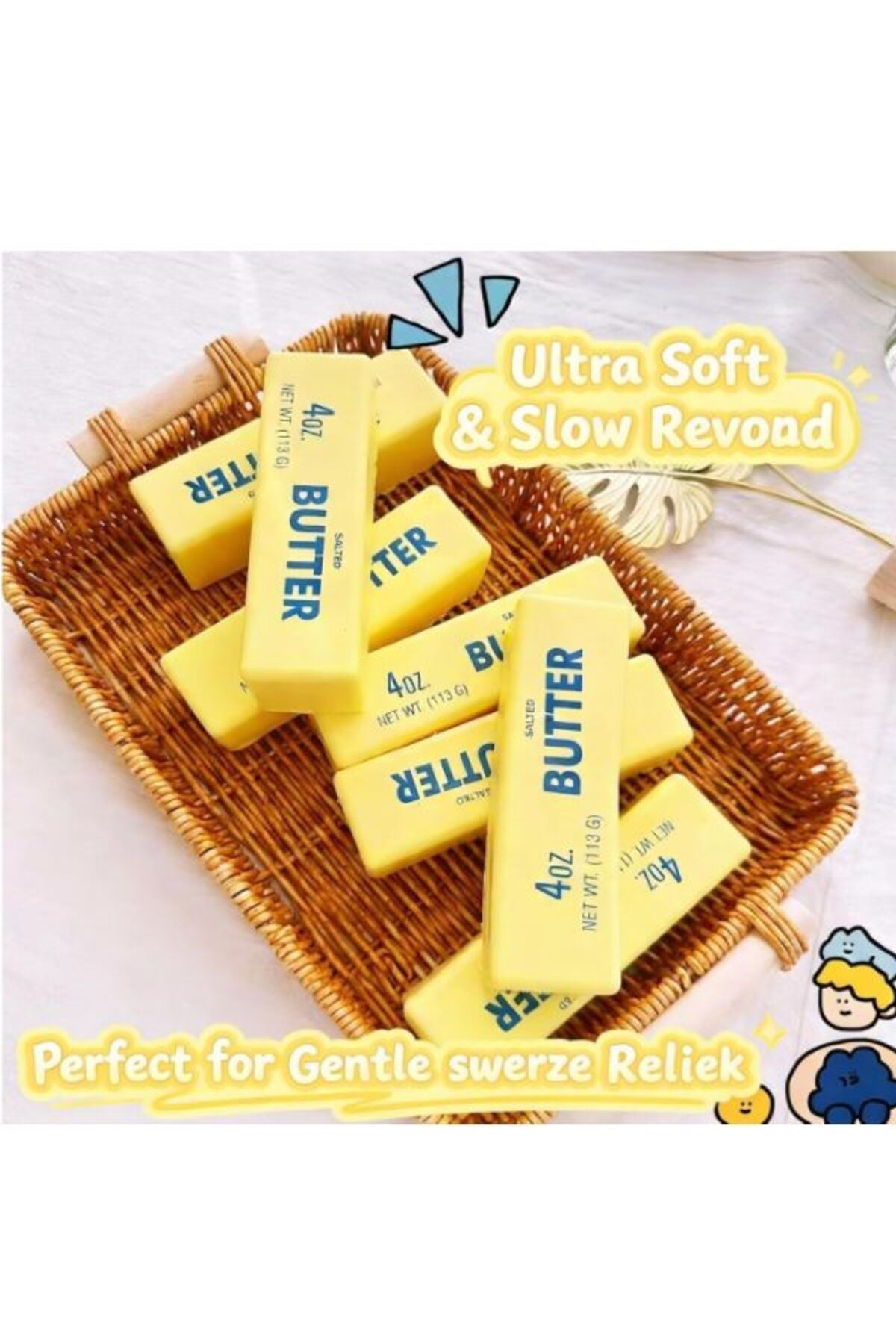 Jucărie Antistres Squishy Butter Slow-Rising (13 cm)
