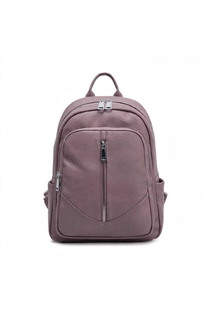 Rucsac Elegant Damă din Piele Ecologică, Multifuncțional, Model Urban Casual cu Buzunare