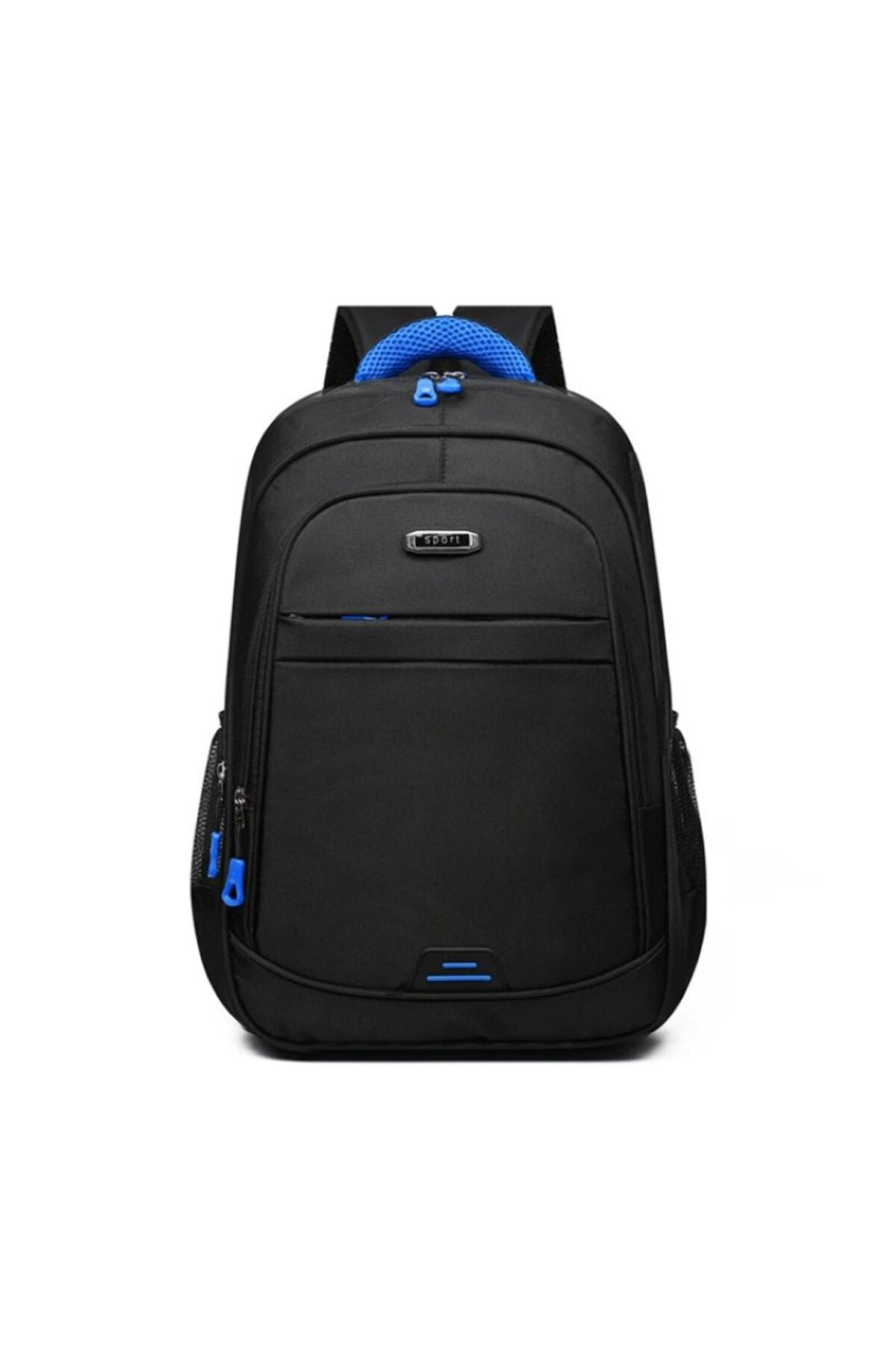 Rucsac Sport pentru Laptop, Impermeabil, Negru cu Accente Roșii