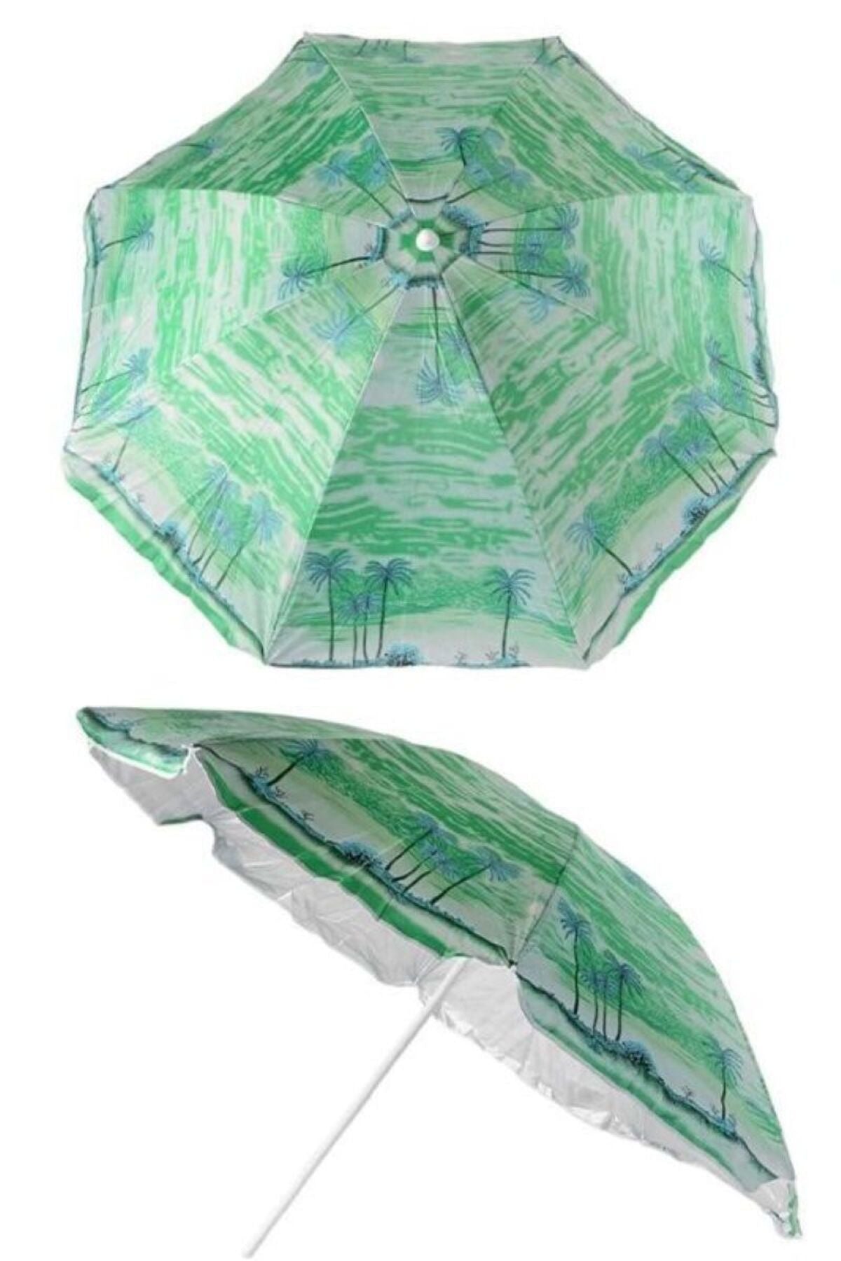 Umbrelă de Plajă și Grădină Inclinabilă, Protecție UV, Diametru 1.5