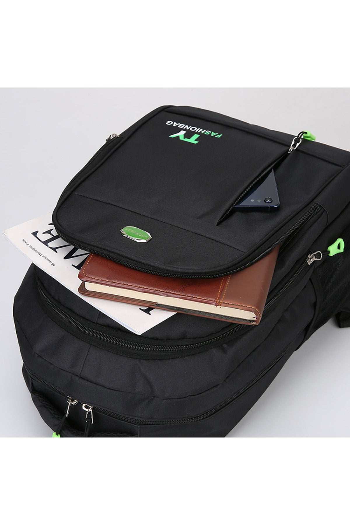 Rucsac Unisex Multifuncțional, Impermeabil, Compartiment Laptop, Detalii Reflectorizante, Model Casual-Urban